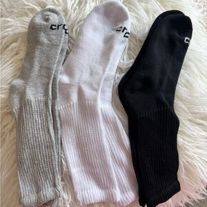 CROCS Men's Athletic Socks - Black, White, Gray